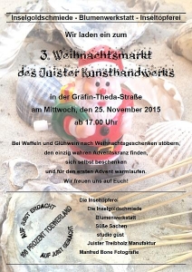 Bild 0 von 3. Weihnachtsmarkt des Juister Kunsthandwerks