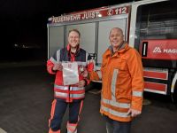 Bild 0 von Weitere Ehrung bei der Feuerwehr Juist