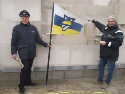 Bild 0 von Für neues Feuerwehrhaus fand nun die Grundsteinlegung statt
