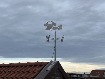 Bild 0 von Windanzeiger von Borkum ist nun an Ort und Stelle