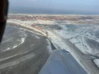 Bild 0 von Juist in Schnee und Eis von oben