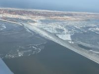 Bild 3 von Juist in Schnee und Eis von oben