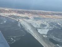 Bild 4 von Juist in Schnee und Eis von oben